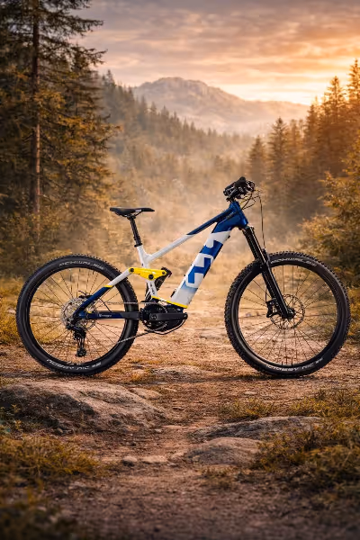 HUSQVARNA Mountain Cross — Celoodpružený e-bike s motorom Shimano EP8